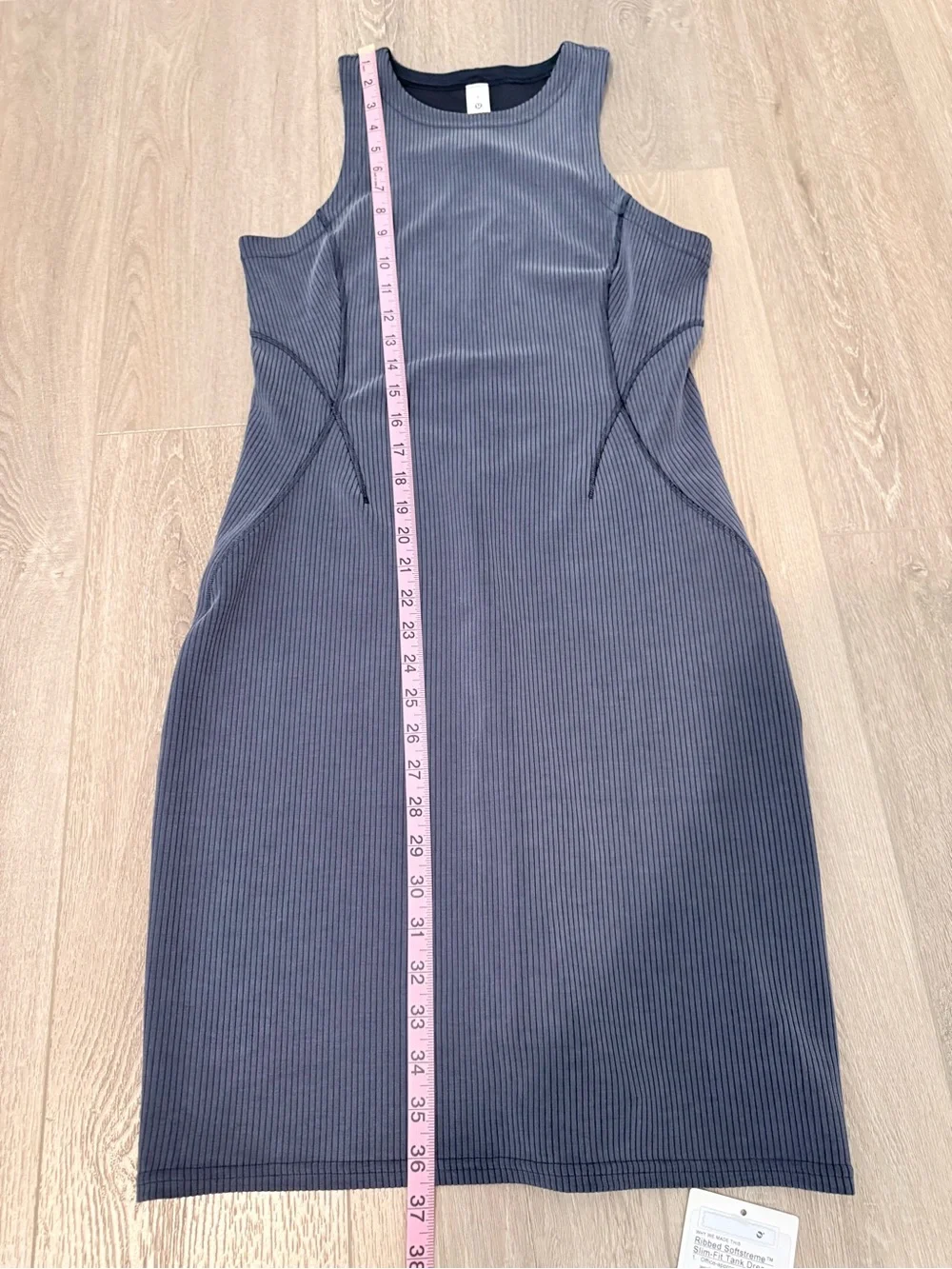 lululemon athletica Navy Ribbed Sleeveless Shift Dress